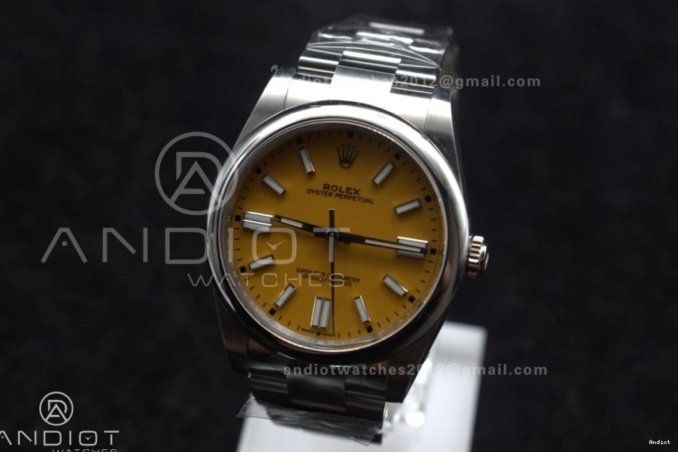 904L Best 41mm Clean Yellow VR3230 Perpetual Edition Oyster Steel 124300 Dial 1:1 1112